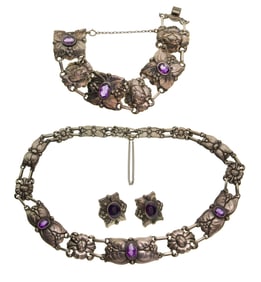 Kalo Sterling Silver Jewelry Suite