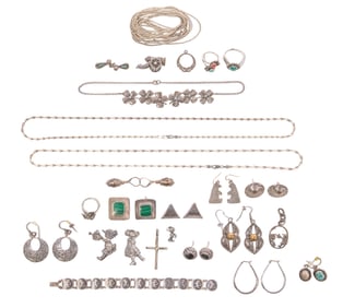 Sterling Silver and Costume Jewelry Assortment