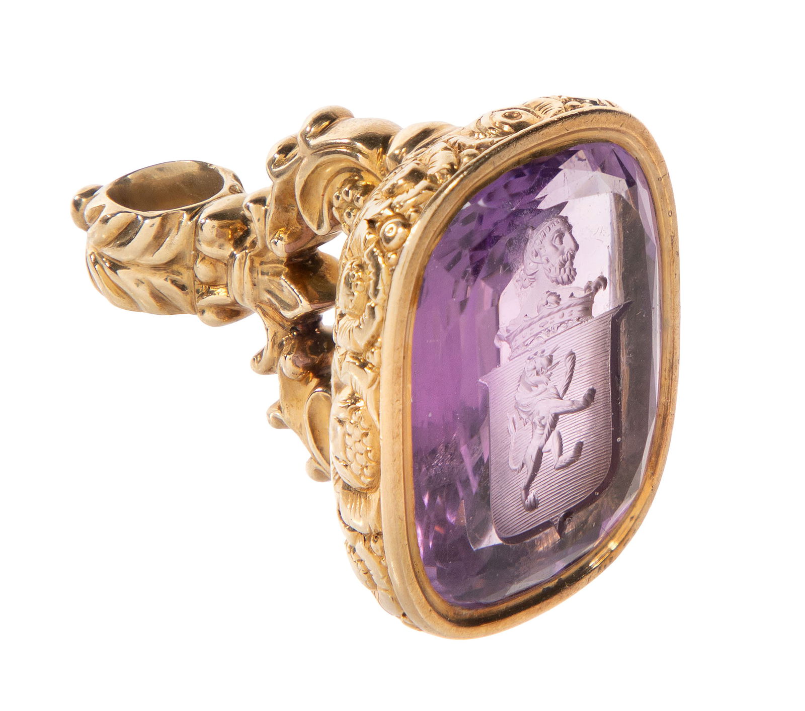 14k Yellow Gold Watch Fob and 10k Yellow Gold Pocket Watch Chain (1 of 3)