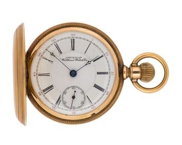 American Waltham Watch Co. 14k Yellow Gold Hunter Case Pocket Watch