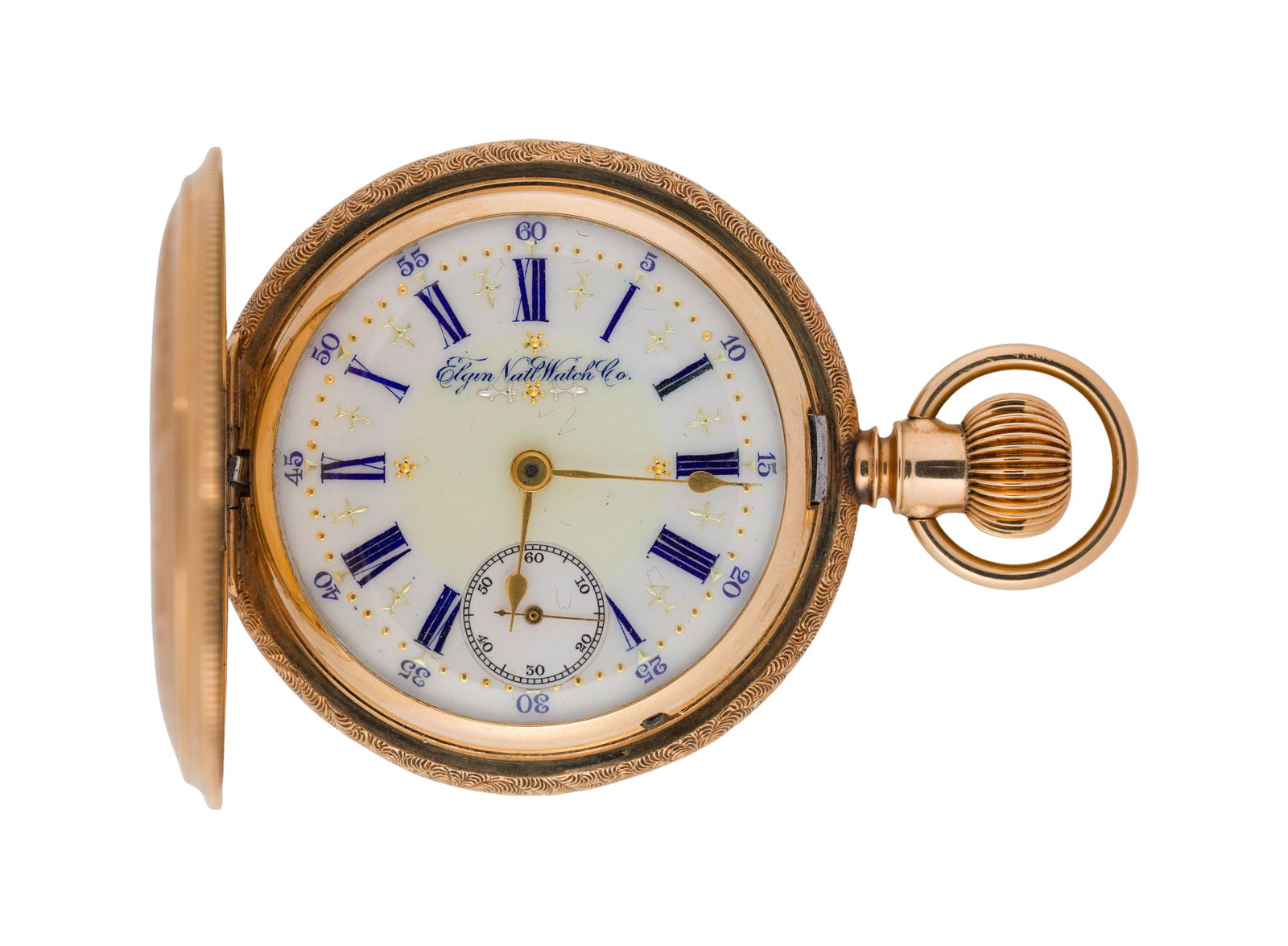 Elgin National Watch Co. 14k Yellow Gold Hunter Case Pocket Watch (1 of 5)