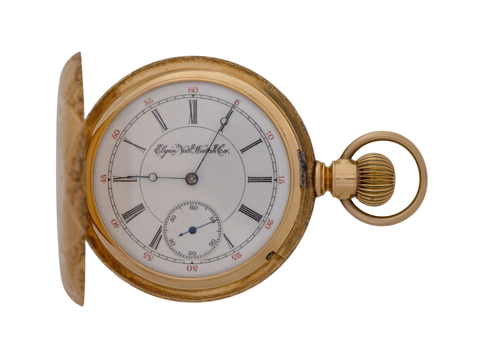 Elgin National Watch Co. 14k Yellow Gold Hunter Case Pocket Watch (1 of 6)