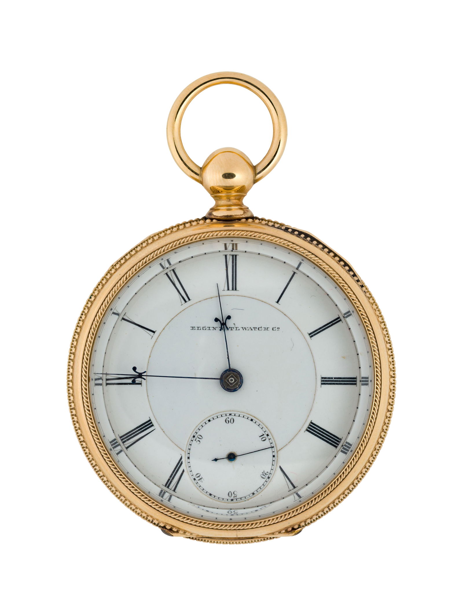 Elgin National Watch Co. 14k Yellow Gold Open Face Pocket Watch (1 of 4)