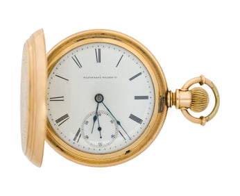 Elgin National Watch Co. 14k Yellow Gold Hunter Case Pocket Watch