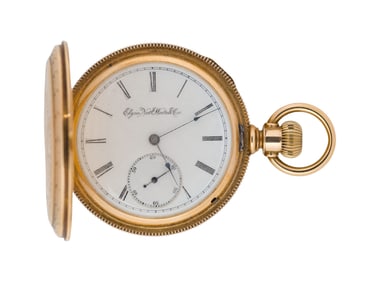 Elgin National Watch Co. 14k Yellow Gold Hunter Case Pocket Watch
