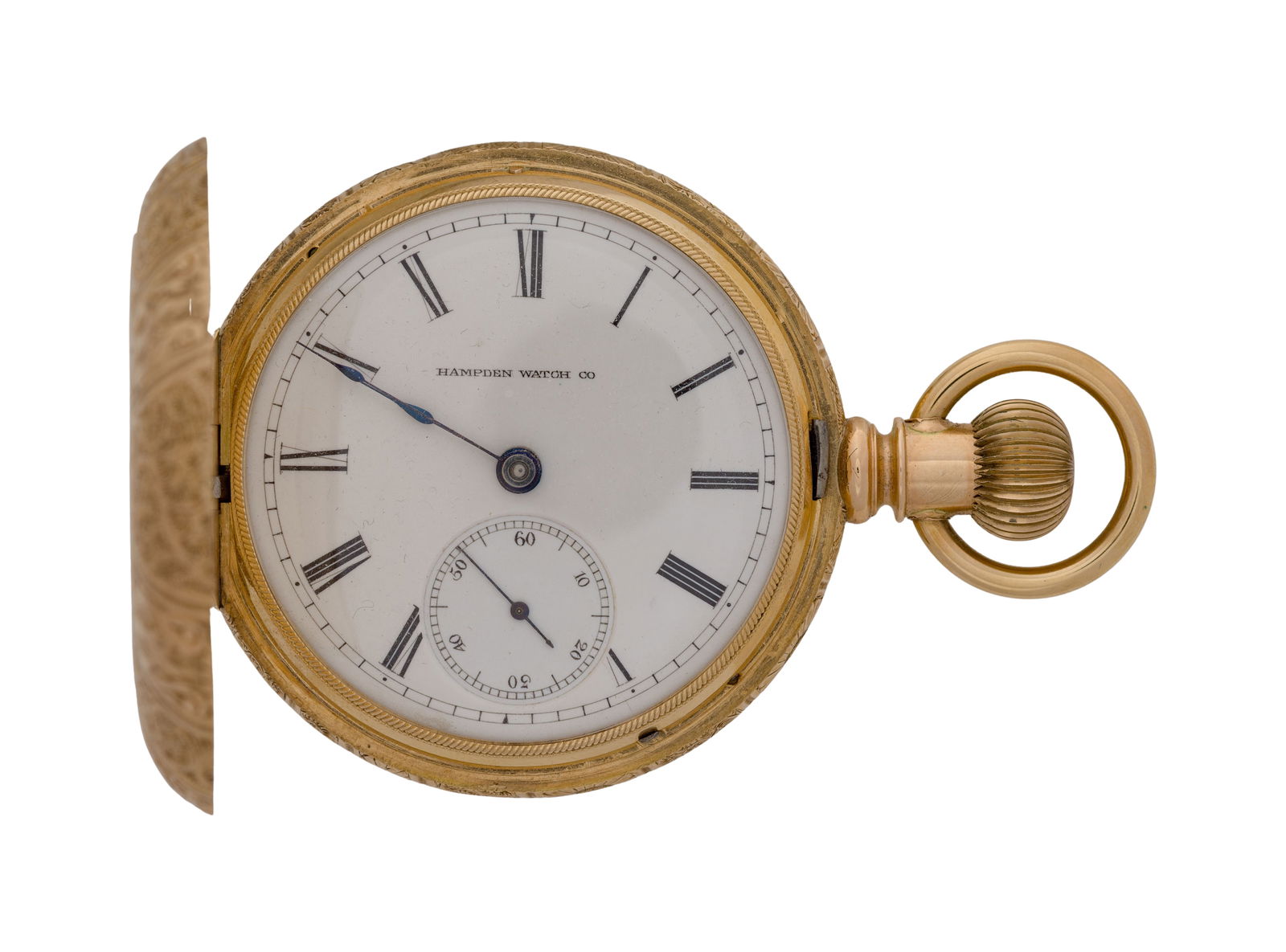 Hampden Watch Co. 14k Yellow Gold Hunter Case Pocket Watch (1 of 5)