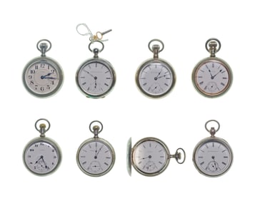 Silver-tone Pocket Watch Assortment