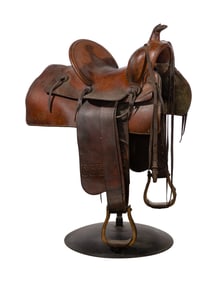 Al Furstnow Brown Leather Saddle