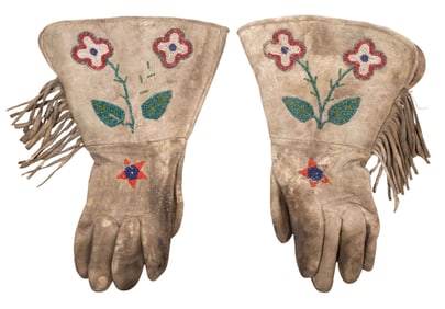 Native American Beaded Gauntlets