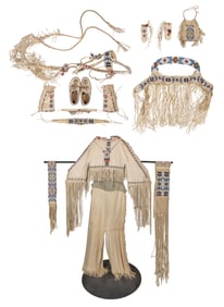 Native American Lakota Beaded Outfit