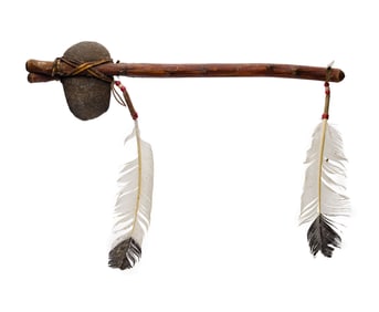 Native American Hafted Stone Axe
