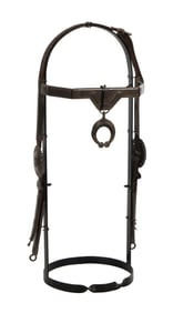 Native American Navajo Silver Bridle