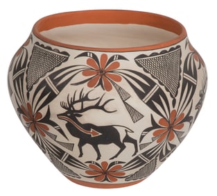 Native American Pueblo Acoma Randy Antonio Pottery Jar