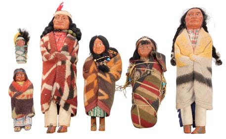 Native American Skookum Doll Assortment