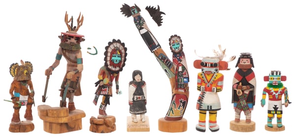 Native American Kachina Doll Assortment