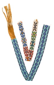 Native American Wampum Beaded Strips