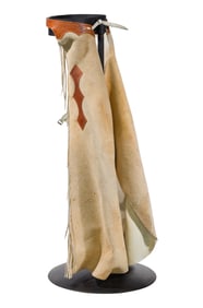 White Leather Chaps