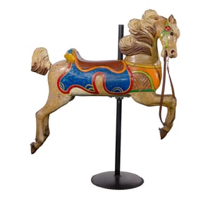 C. W. Parker Wooden Carousel Horse