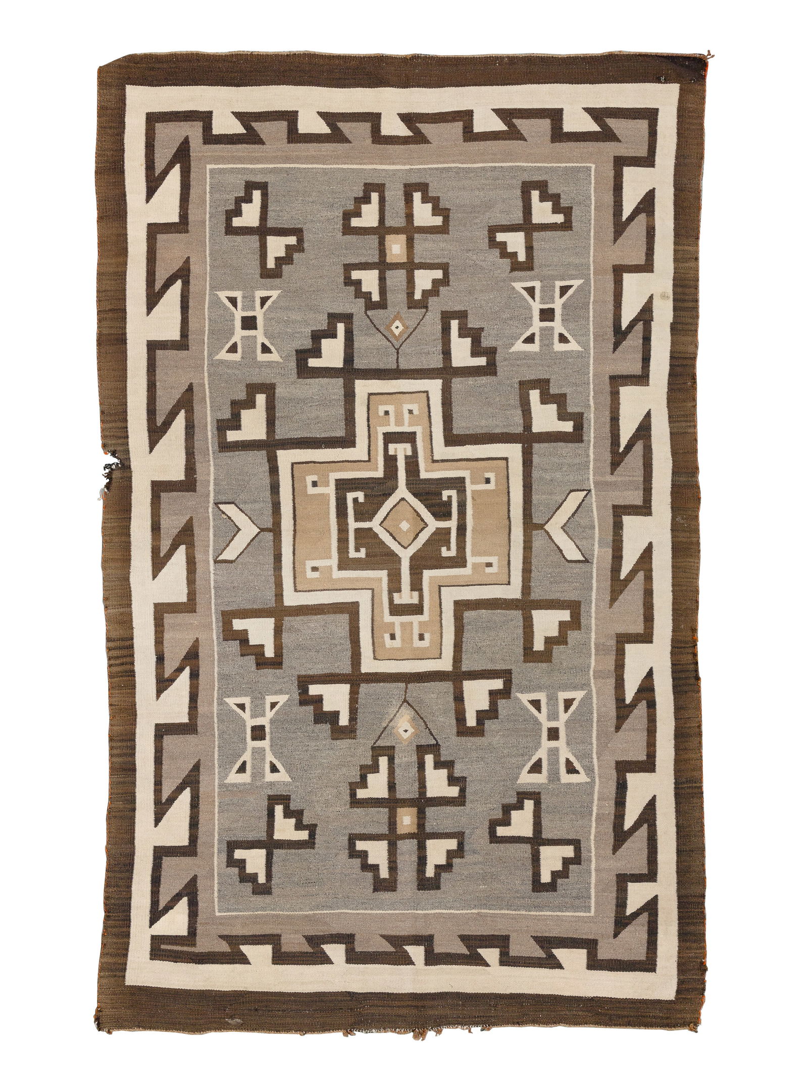 Native American Navajo Two Grey Hills Wool Rug (1 of 5)