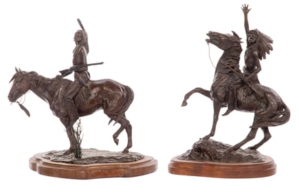 Ernest Berke (American, 1921-2010) Bronze Sculptures