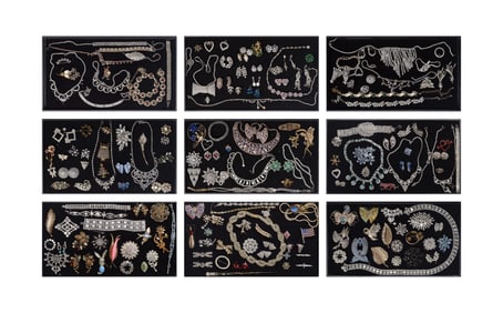 Rhinestone Costume Jewelry Assortment