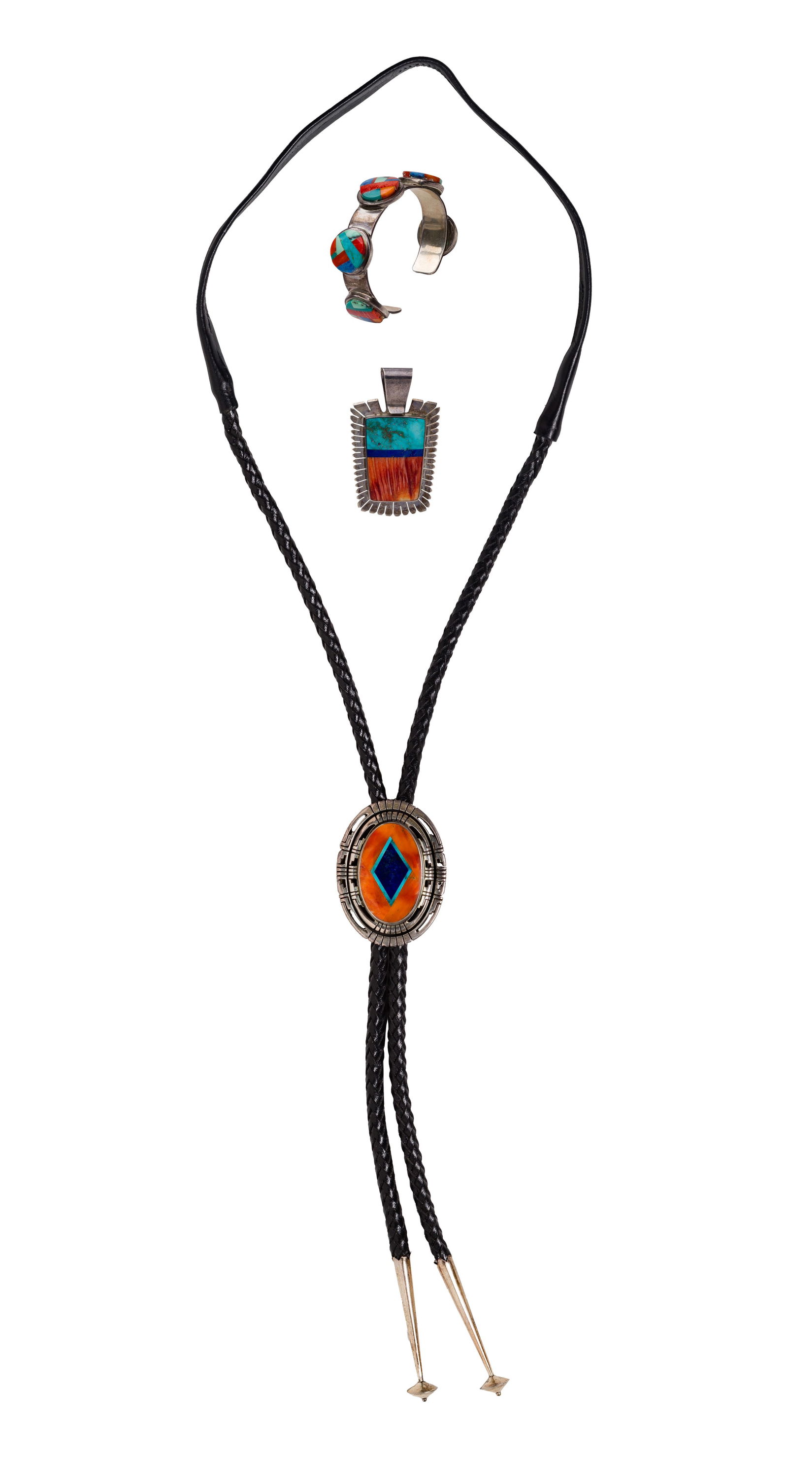 Native American Sterling Silver and Stone Jewelry Assortment (1 of 3)