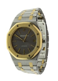 Audemars Piguet 18k Gold Bezel Royal Oak Watch