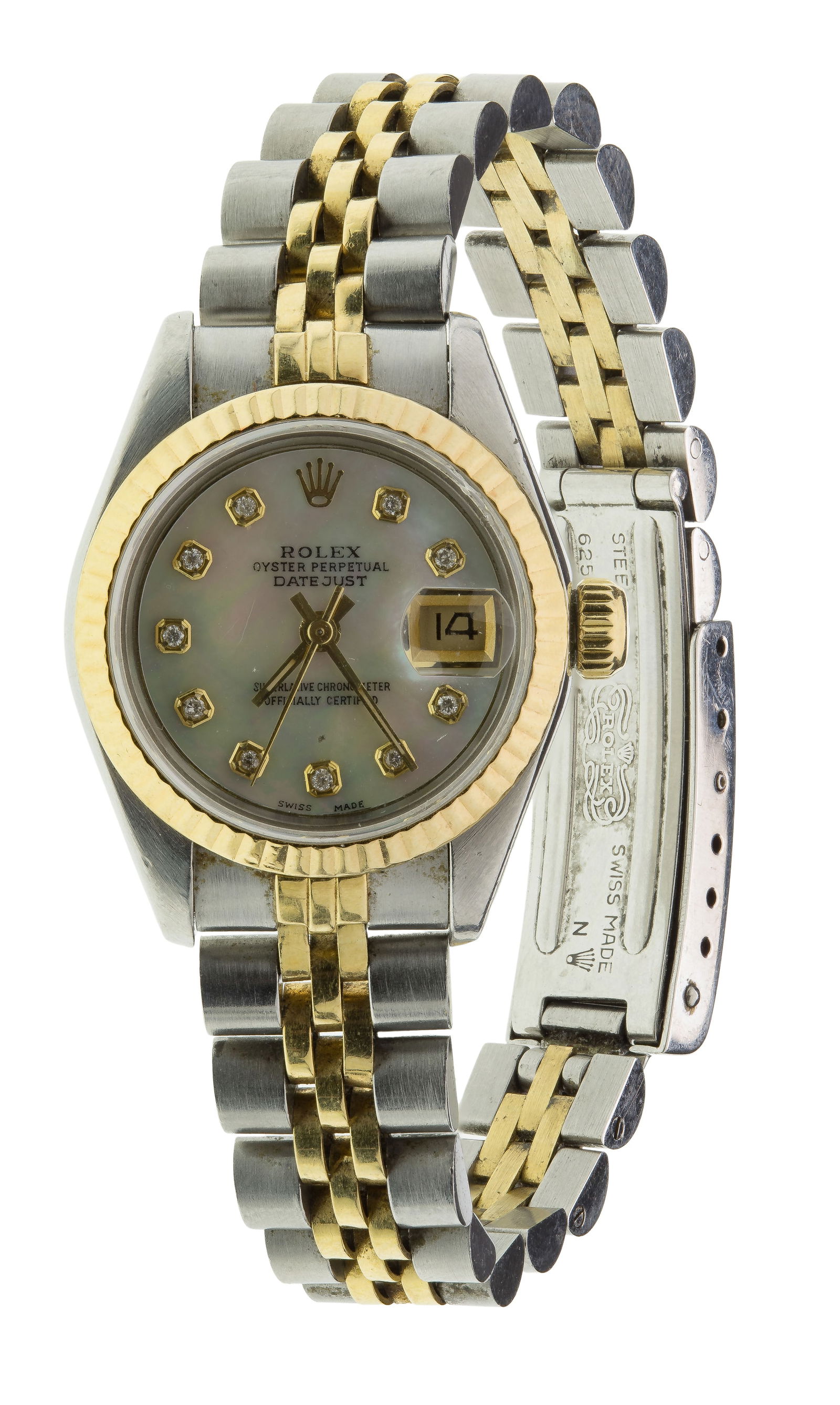 Rolex Ladies Datejust Wristwatch (1 of 7)