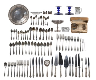 Sterling Silver Flatware and Hollowware Assortment