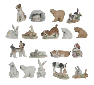 Lladro Animal Porcelain Figurines