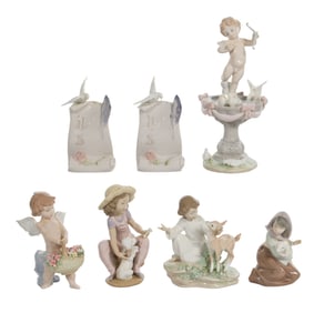 Lladro Porcelain Figurine Assortment