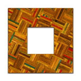 Folk Art Style Yardstick Picture Frame