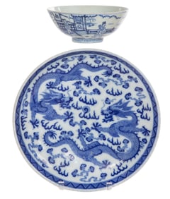 Chinese Blue and White Porcelain Bowls