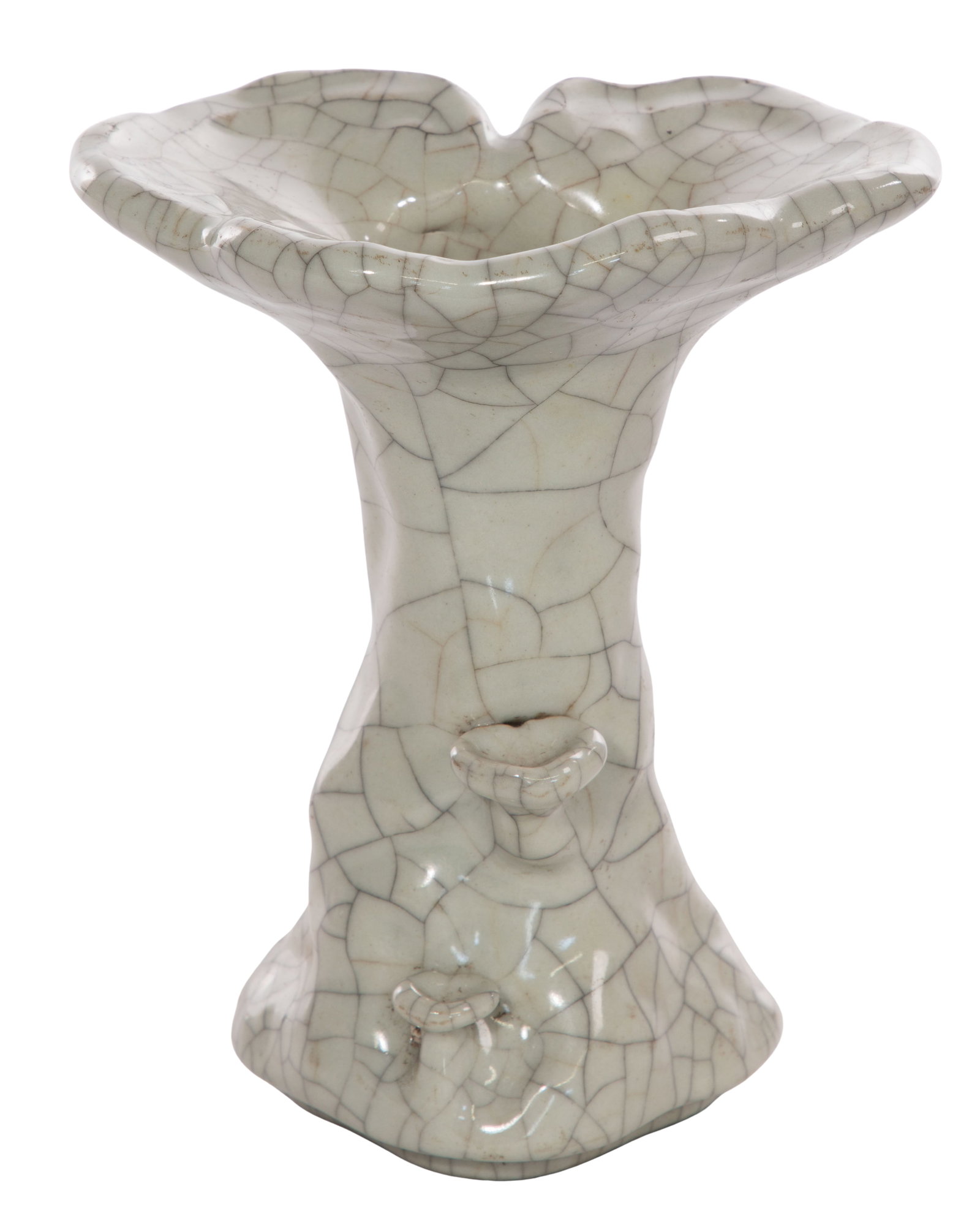 Chinese Guan Ware Lingzhi Form Vase (1 of 4)