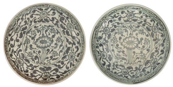 Asian Annamese Ceramic Chargers