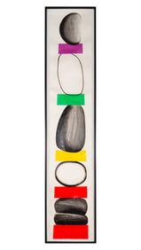 Alan Siegel (American, b.1938) 'The Obelisk Drawings #4' Mixed Media on Paper