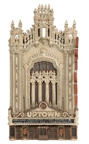 Alice 'Zani' Jacobson (American, 1928-1993) 'Uptown Theater' Plaster Relief Sculpture