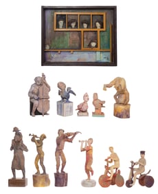Aafke Godthelp (Dutch, 20th Century) Mixed Media Sculpture Assortment