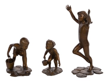 L'Deane Trueblood (American, 1928-2024) Bronze Sculptures