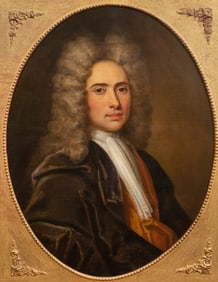 Style of Sir Godfried Kneller (English, 1646-1723) Oil on Canvas