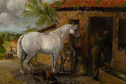 John Charlton (British, 1849-1917) Oil on Canvas