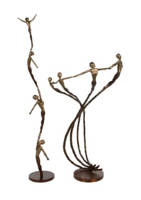 Dave Rizzo (Canadian, 20th Century) Bronze Sculptures