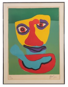 Karel Appel (Dutch,1921-2006) 'Personages' Lithograph