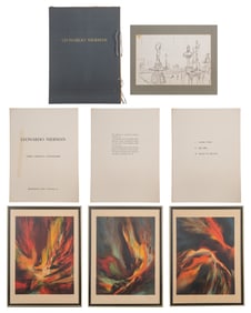 Leonardo Nierman (Mexican, 1932-2023) Lithographs and Portfolio