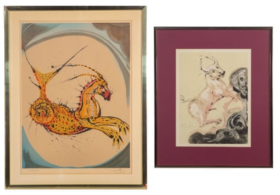 Salvador Dali (Spanish, 1904-1989) 'Signs of the Zodiac' Lithographs