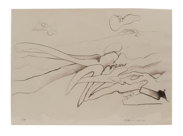 Richard Howard Hunt (American, 1935-2023) Lithograph
