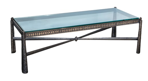Tom Corbin (American, b.1954) Bronze Cocktail Table