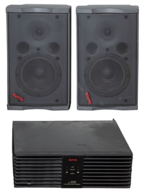 Panasonic Ramsa Power Amp and Speakers