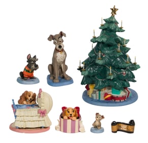 Walt Disney Classics 'Lady and the Tramp' Porcelain Figurines