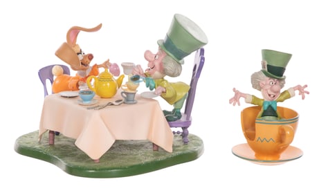 Disney Classics Collection 'Alice in Wonderland' Porcelain Figurines